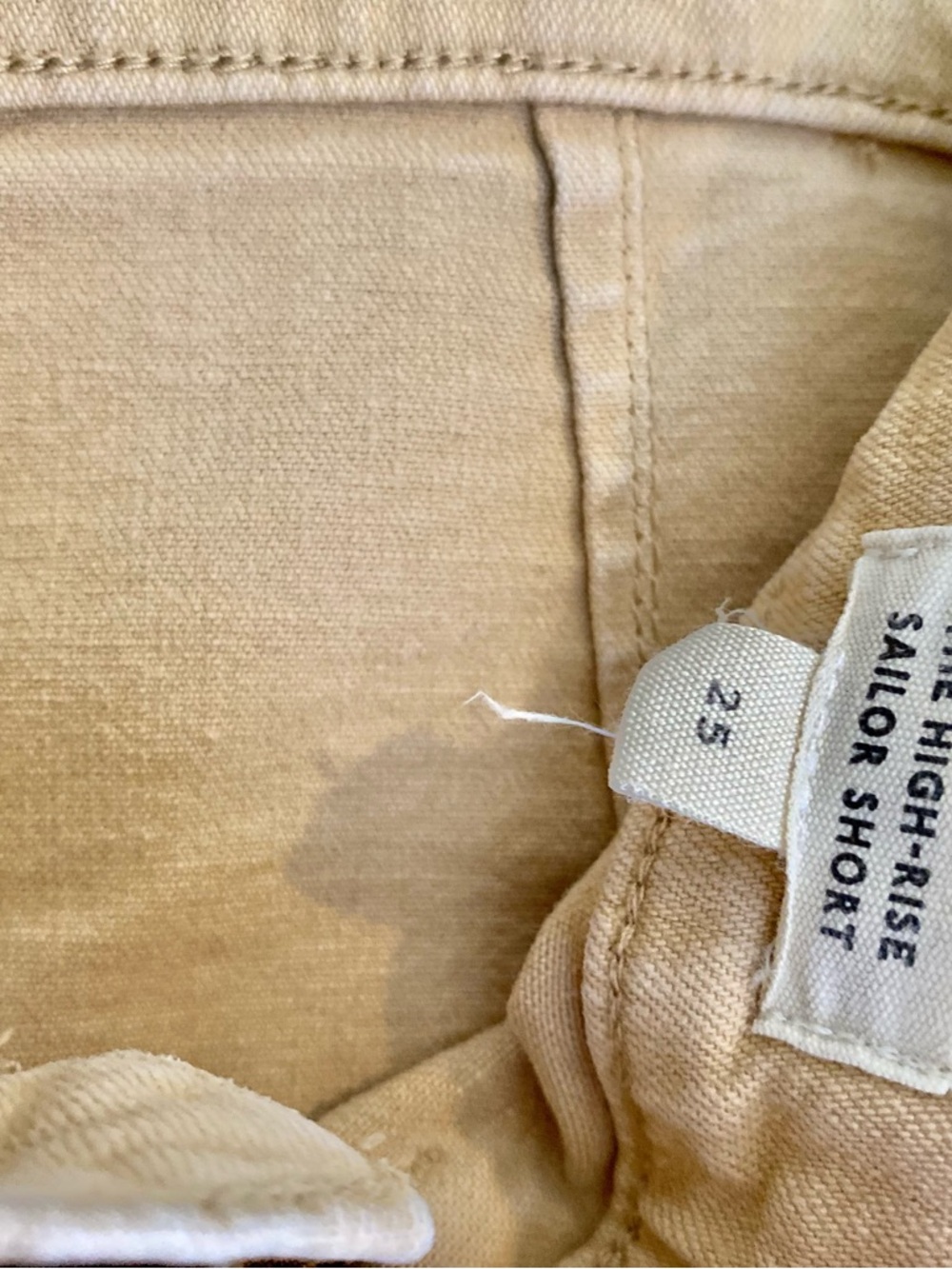 Madewell Beige High-Rise Shorts - Picture 5 of 5